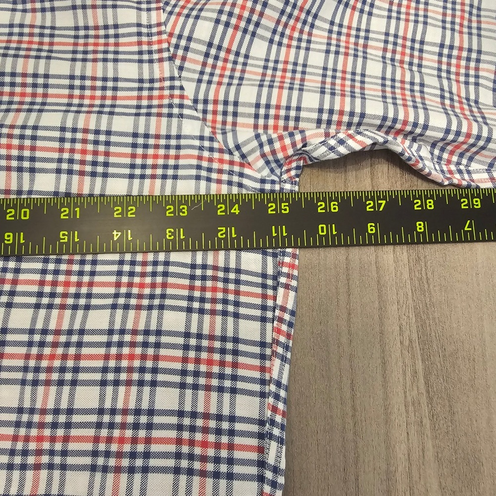 Brooks Brothers Madison Plaid Check Non-Iron 100% Supima Cotton Mens Shirt L - Picture 5 of 7